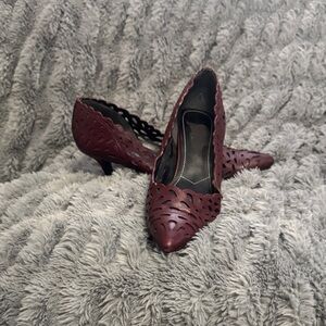 Charles By Charles David Burgundy Heels